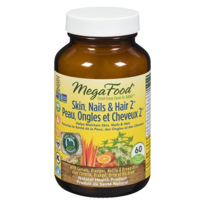 Megafood Cheveux, Peau et Ongles 2 60 Comprimés Megafood Cheveux, Peau et Ongles 2 60 Comprimés