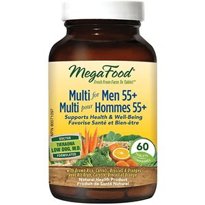 Megafood Multivitamines Quotidiennes pour Hommes de 55 + 60 Comprimés