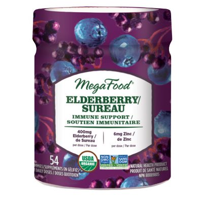 Megafood Support Immunitaire 70 Gelifés au Sureau Megafood Support Immunitaire 70 Gelifés au Sureau
