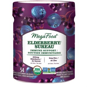 Megafood Support Immunitaire 70 Gelifés au Sureau