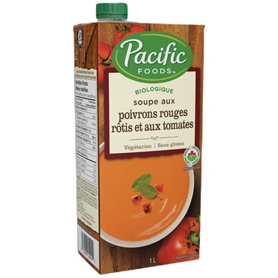 Pacific Foods Organic Tomato & Red Pepper Soup 1L Pacific Foods Organic Tomato & Red Pepper Soup 1L