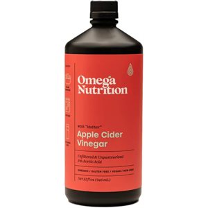 Omega Nutrition Vinaigre de Cidre de Pomme avec ""la Mére"" Biologique 946 ml