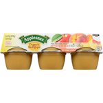 Applesnax Fruit Snack Apple & Peach Organic 6 Servings x 113 g (678 g) 
