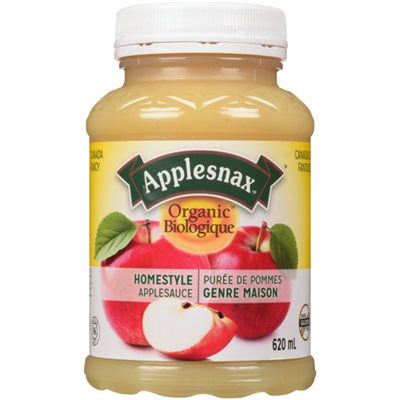 Applesnax Purée de Pommes Genre Maison Biologique 620 ml Applesnax Purée de Pommes Genre Maison Biologique 620 ml