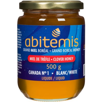 Abitemis Miel de Tréfle Blanc Liquide 500 g Abitemis Miel de Tréfle Blanc Liquide 500 g