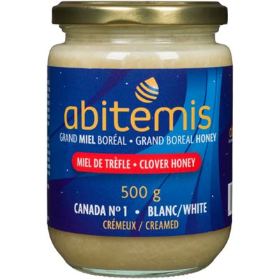 Abitemis White Clover Creamed Honey 500 g 