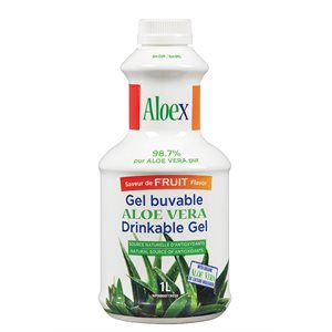 Aloex Fruit flavor Aloe Vera Drinkable Gel 1L
