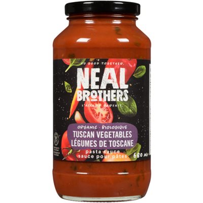 Neal Brothers Sauce pour Pâtes Légumes de Toscane Biologique 680 ml Neal Brothers Sauce pour Pâtes Légumes de Toscane Biologique 680 ml