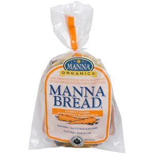 Manna Organics Manna Bread Carrot Raisin 400 g 