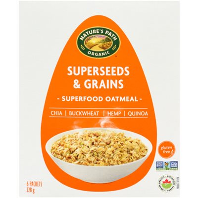 Nature's Path Gruau Avoine Pure Qi'A Noix Supergrains Bio 228g Nature's Path Gruau Avoine Pure Qi'A Noix Supergrains Bio 228g