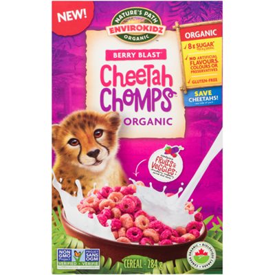 Nature's Path Céréales Cheetah Chomps Bio 284g Nature's Path Céréales Cheetah Chomps Bio 284g
