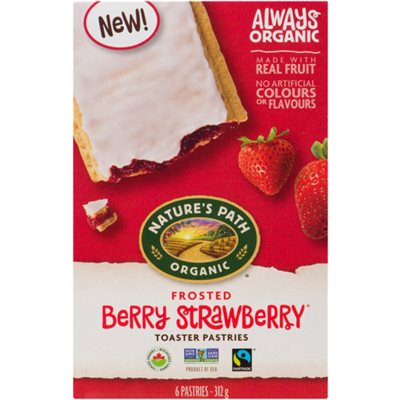 Nature's Path Patisserie Grille-Pain Givree Fraise Bio 312g Nature's Path Patisserie Grille-Pain Givree Fraise Bio 312g