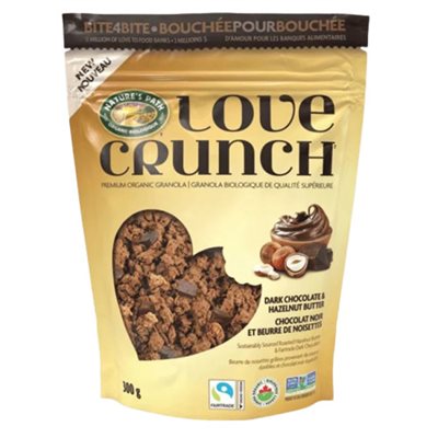 Nature's Path Love Crunch Dark Chocolate & Hazelnut Butter Granola 300g