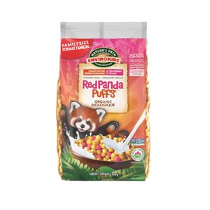 Nature's Path Céréales Eco Pac Envirokidz Red Panda Puffs Arachides Fraise bio 650g