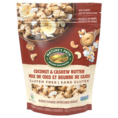 Nature's Path Granola Croquant Noix De Coco Beurre De Cajou Bio 312g Nature's Path Granola Croquant Noix De Coco Beurre De Cajou Bio 312g