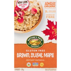Nature's Path Gruau Chaud Avoine Pure Cassonade et érable Bio 320g