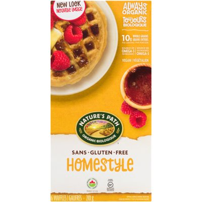 Nature's Path Homestyle Organic 6 Waffles 210 g 