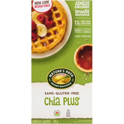 Nature's Path Gaufre Chia Plus Congele Bio 210g Nature's Path Gaufre Chia Plus Congele Bio 210g