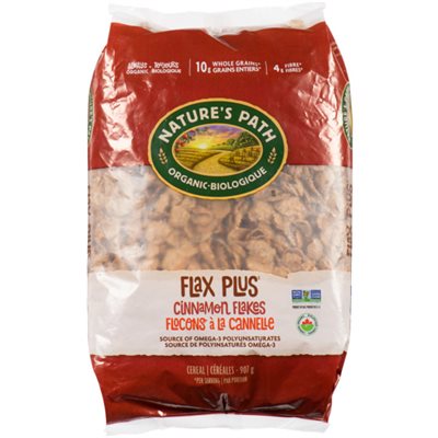Nature's Path Flax Plus Flocons à la Cannelle Ecopac Bio 907g Nature's Path Flax Plus Flocons à la Cannelle Ecopac Bio 907g