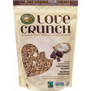 Love Crunch Premium Organic Granola Dark Chocolate Macaroon 325 g