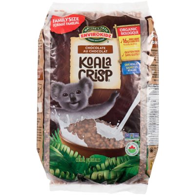 Nature's Path EnviroKidz Cereal Chocolate Koala Crisp Organic Family ...