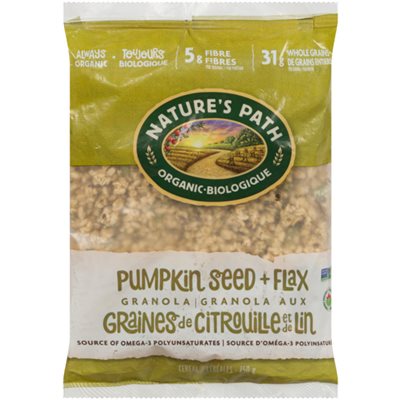 Nature's Path Granola Lin Plus Citrouille Ecopac Bio 750g Nature's Path Granola Lin Plus Citrouille Ecopac Bio 750g