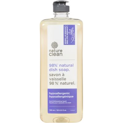 Nature Clean Liquide pour Vaisselle à la Main Lavande et Théier 740 ml Nature Clean Liquide pour Vaisselle à la Main Lavande et Théier 740 ml