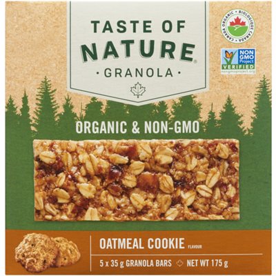 Taste of Nature Granola Saveur de Biscuit à l'Avoine 5 Barres Granola x 35 g (175 g) Taste of Nature Granola Saveur de Biscuit à l'Avoine 5 Barres Granola x 35 g (175 g)