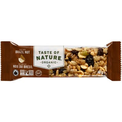 Taste of Nature Organic Barre-Collation 40 g Taste of Nature Organic Barre-Collation 40 g
