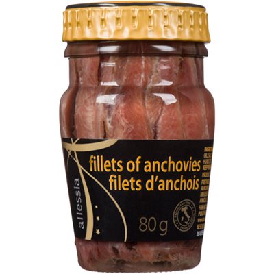 Allessia Fillets of Anchovies 80 g 