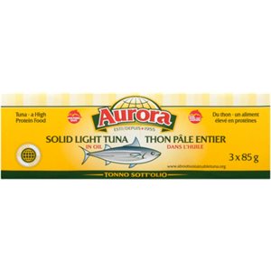 Aurora Solid Light Tuna in Oil 3x85 g 