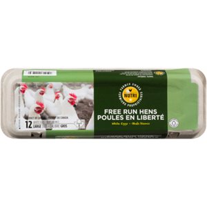 Nutri Poules en Liberté Calibre Gros 12 Oeufs Blancs