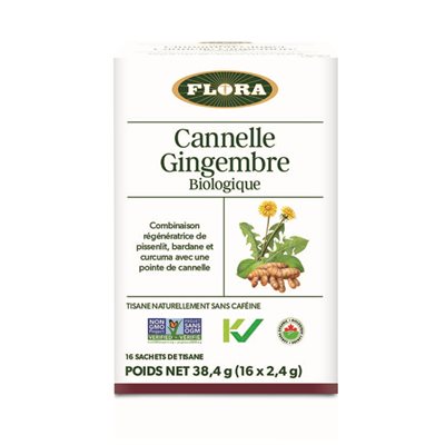 Flora Cannelle gingembre bio 16 sachets Flora Cannelle gingembre bio 16 sachets