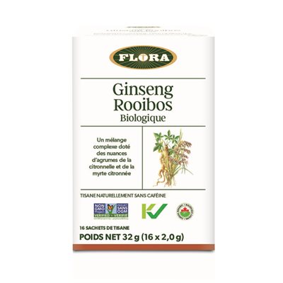 Flora Ginseng Rooibos bio 16 sachets Flora Ginseng Rooibos bio 16 sachets