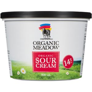 Organic Meadow Sour Cream Organic 14% M.F. 500 ml 