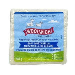 Woolwich Goat Dairy Fromage Mozzarella de Chévre 28% M.G. 200 g