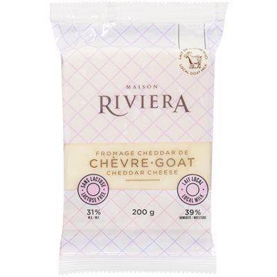 Maison Riviera Goat Cheddar Cheese 200g