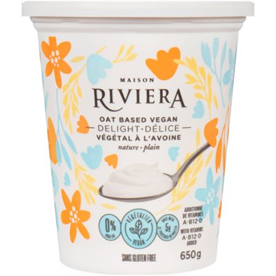 Maison Riviera Délice Végétaux Au Lait D'Avoine Nature 650g Maison Riviera Délice Végétaux Au Lait D'Avoine Nature 650g