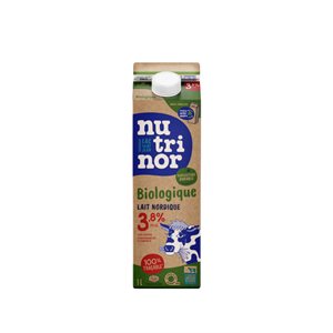 Nutrinor Cooperative Organic Nordic Milk Whole 3,8 M.F. 1 L