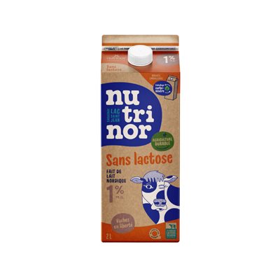 Nutrinor sans lactose 1% m.f. Lait Nutrinor sans lactose 1% m.f. Lait