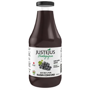 Just Juice Organic Concord Grape juice 946ml