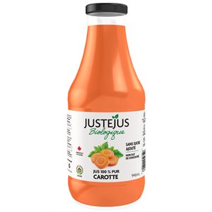 Just Juice Organic Carrot Juice 946ml