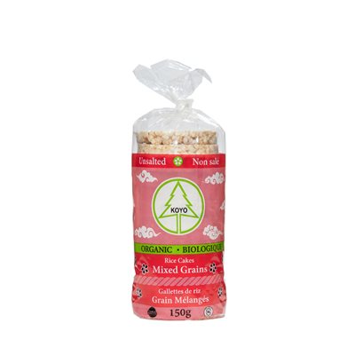 Koyo galettes de riz biologiques grains mélangés non salé Koyo galettes de riz biologiques grains mélangés non salé