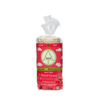 KOYO Galettes de Riz Biologiques Grain Mélangés Salé 150 g KOYO Galettes de Riz Biologiques Grain Mélangés Salé 150 g