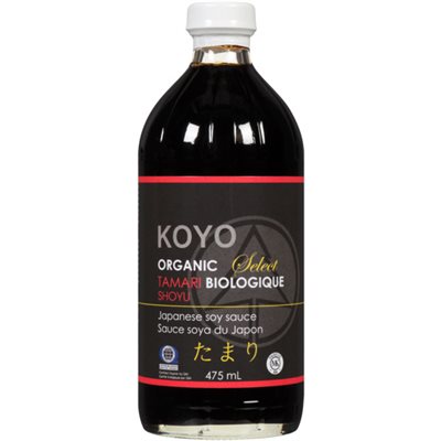 KOYO Select Sauce Soya du Japon Tamari Biologique Shoyu 475 ml KOYO Select Sauce Soya du Japon Tamari Biologique Shoyu 475 ml