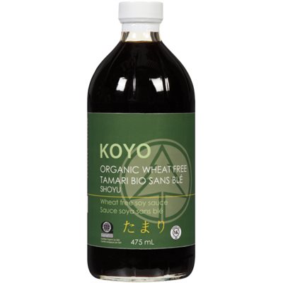 KOYO Sauce Soya Sans Blé Tamari Bio Sans Blé Shoyu 475 ml KOYO Sauce Soya Sans Blé Tamari Bio Sans Blé Shoyu 475 ml