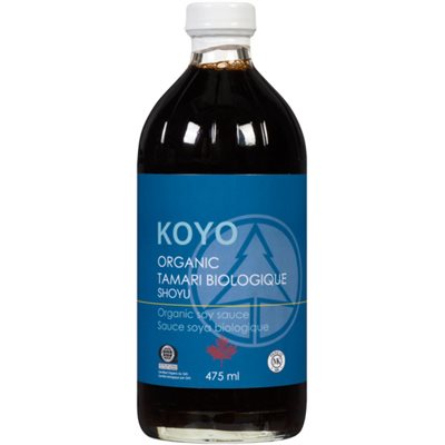 KOYO Sauce Soya Biologique Tamari Biologique Shoyu 475 ml KOYO Sauce Soya Biologique Tamari Biologique Shoyu 475 ml