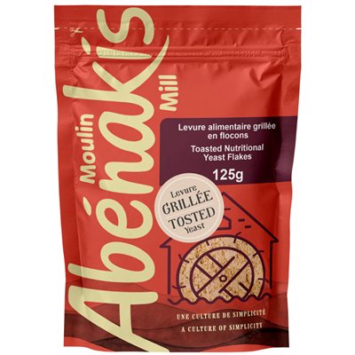 ABENAKIS LEVURE ALIMENTAIRE GRILLÉE EN FLOCONS 125GR ABENAKIS LEVURE ALIMENTAIRE GRILLÉE EN FLOCONS 125GR