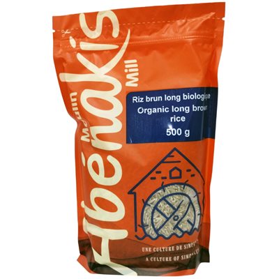 Abenakis Organic Long Brown Rice 500g