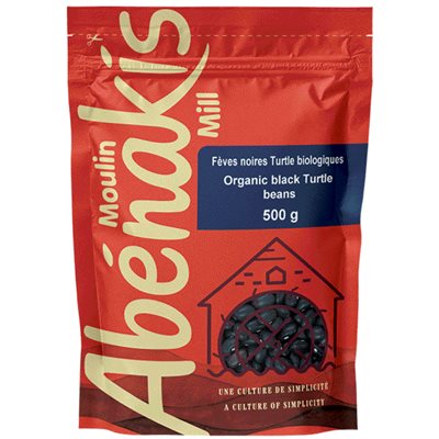 Abénakis Fèves Noires Turtle Bio 500g Abénakis Fèves Noires Turtle Bio 500g